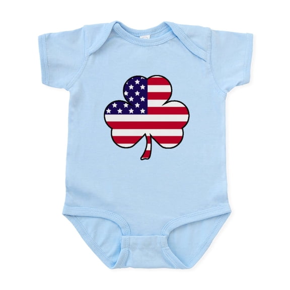 CafePress - American Shamrock' Infant Bodysuit - Baby Light Bodysuit, Size Newborn - 24 Months