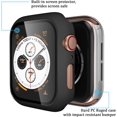 thumbnail image 5 of Compatible pour Apple Watch Étui 44mm avec Protecteur d'Écran, (2 Pack) Étui de Protection Intégrale pour iWatch Série 5/4, Noir/argent, 5 of 5