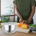 thumbnail image 4 of Gymnture Stainless Steel Mixing Bowl Set with Lid - 20cm, 4 of 10