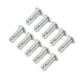 thumbnail image 5 of Single Hole Clevis Pins,6mm x 16mm Flat Head Zinc-Plating Steel  10Pcs, 5 of 5