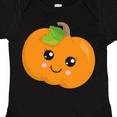 thumbnail image 4 of Inktastic Smiling Pumpkin, Orange Pumpkin, Halloween Boys or Girls Baby Bodysuit, 4 of 5