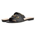 thumbnail image 1 of Sandalia plana Guess HAMMI para mujer, color negro 001, talla 8.5, 1 of 6