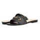 thumbnail image 1 of Sandalias Guess HAMMI planas para mujer, color negro, talla 7.5, 1 of 6