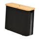 thumbnail image 3 of Portarrollos de papel higiénico plegable para baño, dormitorio y armario. Negro, 3 of 9
