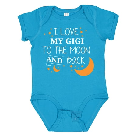 

Inktastic I Love My Gigi to the Moon and Back Gift Baby Boy or Baby Girl Bodysuit