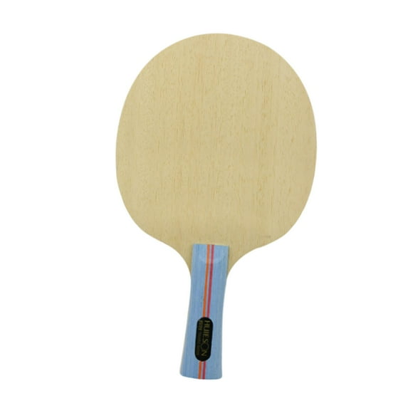 Almencla Practical Handmade Wooden Tennis Racket Concave Grip Straight Handle Pong Paddle Shakehand