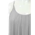 thumbnail image 4 of Doublju Women's Sleeveless Chiffon Tank Top Pleated Flowy Tunic Tank, 4 of 4