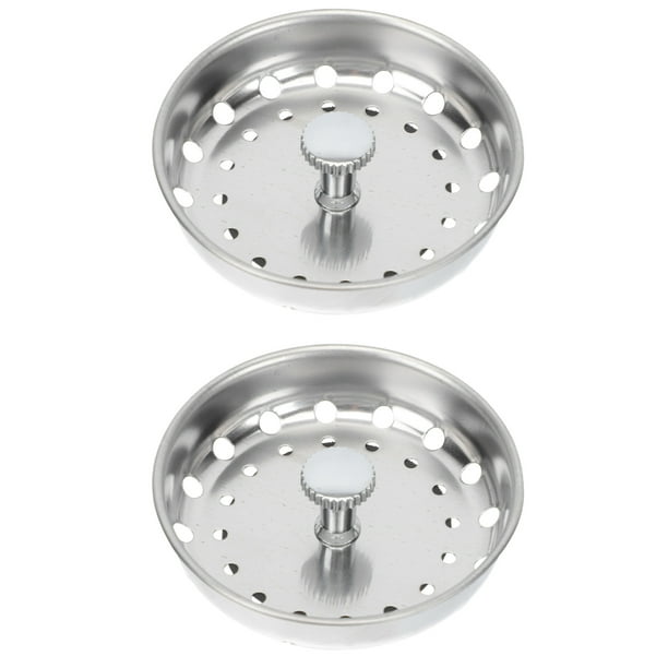 2 tapas de escurridor para fregadero de cocina, cubiertas de filtro de drenaje, suministros para fregadero de cocina