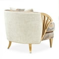 thumbnail image 5 of La Terrazza Accent Chair - Cappuccino/Champagne Gold, 5 of 18
