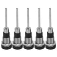 thumbnail image 2 of Delaman Banana Socket 5 Piezas 4 mm Enchufe Jack niquelado latón Terminal Post Set Kit(Negro), 2 of 14