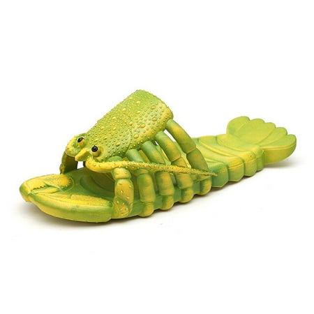 

CoCopeanut Cute Lobster Lobster Flip floops Funny Sandals Slippers Designer Brand Beach Non-slip Women Slides Bathroom Couple Summer New
