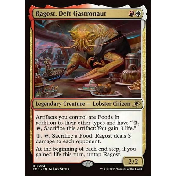 MtG Edge of Eternities Rare Ragost, Deft Gastronaut #224