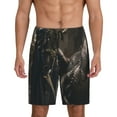 thumbnail image 1 of Fotbe Medieval Knight And Dragon Pantalones Cortos de Pijama para Hombre, Ropa de Dormir, Pantalones de Pijama Cortos para Hombre-X-Large, 1 of 6