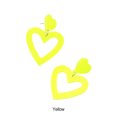 thumbnail image 1 of mmirethe Heart Earrings Set Gifts For Multiple Colors Available Stylish And Versatile Yellow, 1 of 6