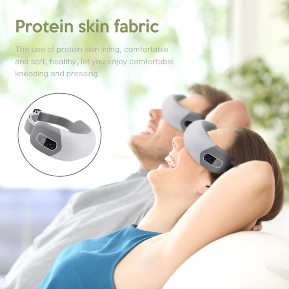 Eye Massager with Heat, Vibration and Air Pressure Massage, Smart Migraine  Relief Products for Headache Relief, Sleep Eye Mask to Alleviate Eye Strain  Dark Circles 