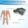 thumbnail image 3 of Oenbopo Memory Foam Seat Chair Cushion for Relieves Back Sciatica Pain Tailbone Pain Coccyx Degenerating Disc Orthopedic Osteoarthritis Prostate Cushion Low Back Pain Cushion Hip Shaping, 3 of 12