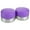 Purple, variant on LunchBots Rounds Leak Proof 4 oz. Stainless Snack Container Jar, Set of 2, Blue Lid