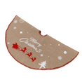 thumbnail image 2 of Faldón de arpillera Lasting Surprise para árbol de Navidad, 76,2 cm, color blanco, 2 of 6