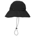 thumbnail image 2 of BUILTCOOL Adult Riverguide Bucket Cap - Adjustable Boonie Hat for Fishing, Camping, and Kayaking - Medium/Large, Black, 2 of 7
