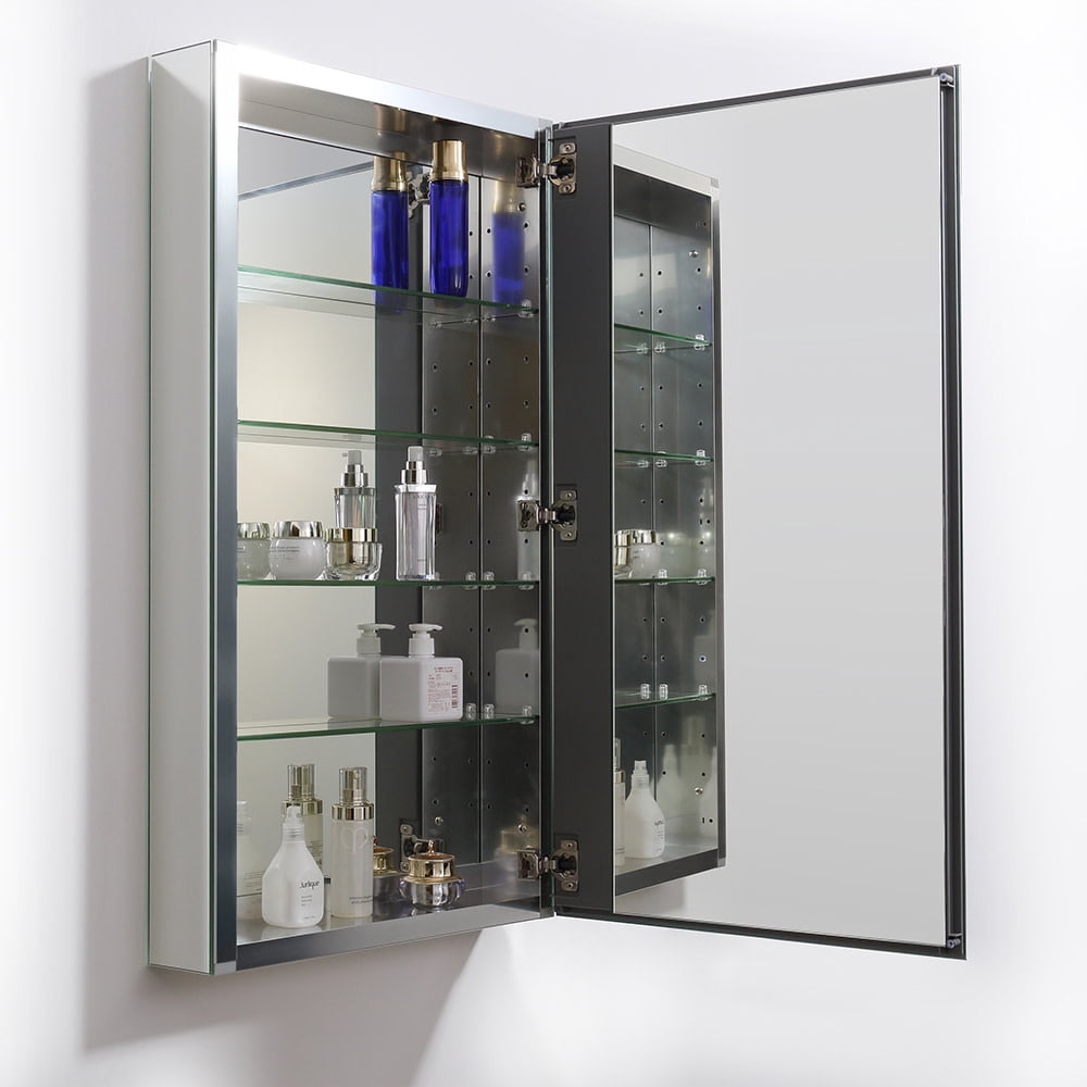 Fresca Senza 20 X 36 Recessed And Surface Mount Medicine Cabinet Walmart Com Walmart Com