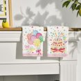 thumbnail image 3 of Cake Balloons Happy Birthday Kitchen Towels Dish Towels, 18x26 Inch Seasonal Best Wish Decoration Hand Towels Set of 2, 3 of 6