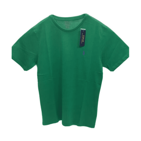 Polo Ralph Lauren Custom Fit Crew Neck T-Shirt, Green, 2XL (Blue Pony)