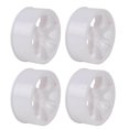thumbnail image 2 of 4Pack Wheel Rims Accessory Wheel Hubs Rims Tyres Set Tyres for RC 1/10 Scale Drifting Car White Wheel Rims, 2 of 3