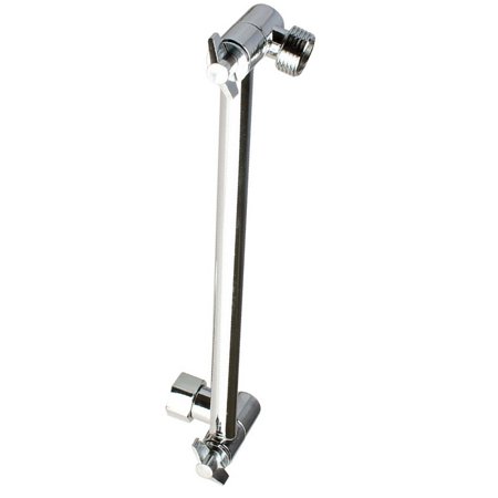 polished extender extension adjustable copper hardware brass arm shower point head water
