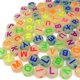 thumbnail image 1 of Cuentas Acrílicas De 6 Mm 100 Unidades De Letras Coloridas DIY Creativo Lindo Joyería, 1 of 3