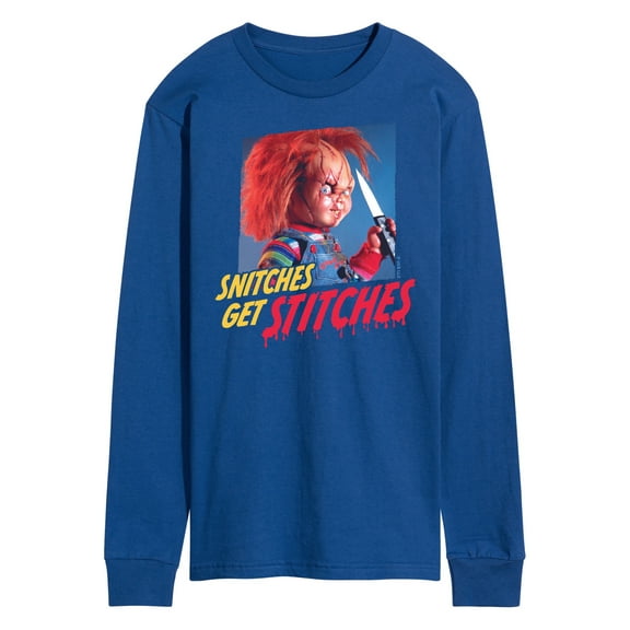 Chucky - Snitches Get Stitches - Men's Long Sleeve T-Shirt