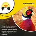 thumbnail image 3 of Methold Casco Suministros para mascotas pequeñas Sombreros de concha divertidos Sombreros duros Accesorios Sombrero de protección Aves de corral Pollo Type3 NO3 Methold PT003691-02, 3 of 6