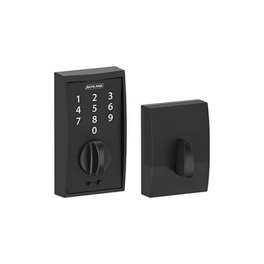 Open Box SCHLAGE METAL TOUCHSCREEN DEADBOLT - MATTE BLACK