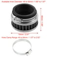 thumbnail image 4 of Unique Bargains Universal 48-50mm Straight Cylindrical Air Filter Cleaner Round Tapered Replacement for Motorcycle, 4 of 7