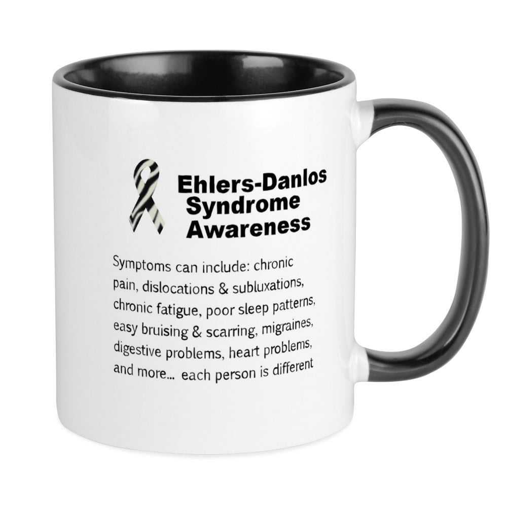 Coffee Cup CafePress Ehlers Danlos Syndrome Awareness Symptoms Mugs Unique Coffee Mug