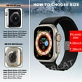 thumbnail image 5 of LEIXIUER 1/2/3Pack Alpine Loop Nylon Bands Compatible with Apple Watch Bands Ultra 49mm 45mm 44mm 42mm 41mm 40mm 38mm Men Women Adjustable Sport Loop Wristband Replacement iWatch Series 8 7 SE 6 5 4 3, 5 of 12