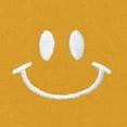 thumbnail image 2 of Dalix Smile Face Embroidered Zip Hoodie Fleece Long Sleeve Pocket Warm Soft Mens in Gold 2XL XX-Large, 2 of 5