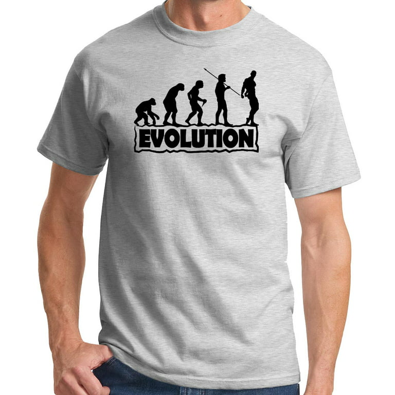 fungere tobak indad The Evolution of Fitness Funny Gym T-shirt - Ash, 5XL - Walmart.com