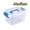 Medium-23.4x18.4x13.2cm, variant on Transparent Storage Box with Lid - Stackable Clear Plastic Organizer for Living Room Bedroom Toys Clothing, Home Clutter Solution