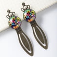 thumbnail image 3 of Halloween Vintage Copper Crown-Shaped Bookmarks Stainless Steel Set of 2 Reading Accessories Bookmarks Book Accessories Gift, 3 of 5