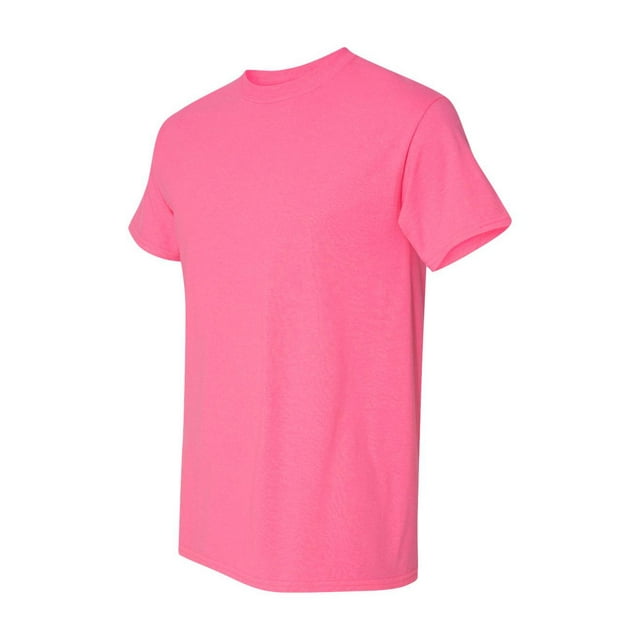 Gildan - T-Shirt en Coton Épais - 5000 - Rose Sécurité - Taille : 2TG