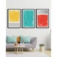 thumbnail image 6 of Drsoum Large Minimalist Abstract Wall Art 24x36in3pcs Black Framed Modern Colorful Line Wall Decor Geometric Artwork Bedroom Living Room, 6 of 9