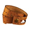 thumbnail image 1 of Stitch Wrap Ruler & Counter, Leather Measuring Bracelet for Crochet and Knitting, 18 Inch Dual Scale Tape Measure with Stitch Marker Storage, Multi-Functional Gauge Tool,Brown, 1 of 4