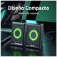 thumbnail image 5 of Bocinas Para Pc Bloosom  Computadora Escritorio Altavoz Rgb Subwoofer Negro, 5 of 5