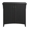 thumbnail image 2 of Salinas Petite Armoire de Rangement avec Portes et Tablettes en Noir Vintage, 2 of 7
