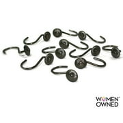 Button Shower Hook , Bronze