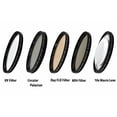 thumbnail image 3 of Opteka 58mm High Definition II Professional 5 Piece Filter Kit includes UV, CPL, FL, ND4 and 10x Macro Lens For Canon EF 24mm f/2.8, 28mm f/1.8, 50mm f/1.4 USM, 85mm f/1.8, 100mm f/2, 100mm f/2.8 SLR, 3 of 4