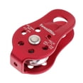 thumbnail image 3 of General Purpose Fixed Side Single Climbing Pulley For 8-12mm Rope - red, 3 of 6