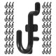 thumbnail image 4 of J Hooks For Racks Black Pegboard Hooks Garage Organization Tool Hanging Wall Storage 100Pcs, 4 of 5