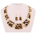 thumbnail image 2 of Jewelry Necklace tone Fashion Leopard Gold for Women Style Grain Bib Collar Necklaces Pendants Necklaces for Women Alloy Brown, 2 of 5