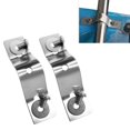 thumbnail image 3 of LOVIVER 2Pc Universal Stainless Steel Kayak Canoe Motor Mounting Bracket Mount Plate, 3 of 8
